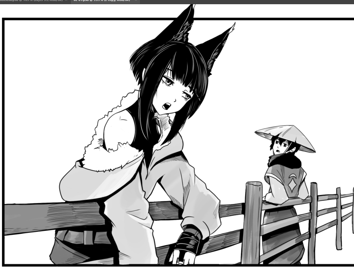 mikeartstuff89's tweet photo. new rendering technique for my manga, im goign to move away from the black and white screentone stuff and fully embrace gray tones and values. 

#manga #anime https://t.co/dPVXdF9DTC