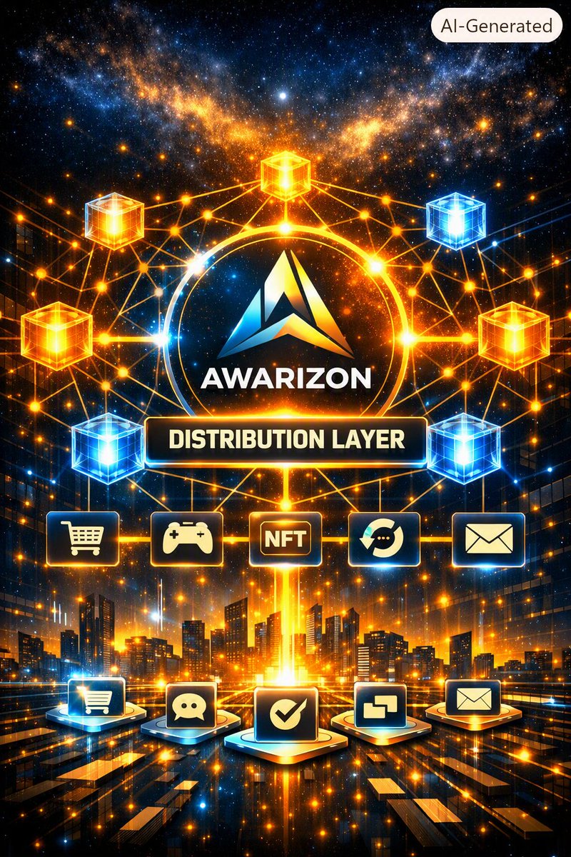 kaththukaruppu's tweet photo. @awarizon Distribution Mode:
#Awarizon is a blockchain built for one main job: helping apps reach users easily.
The Big Idea
Most #blockchains only let wallets hold and send money.
Awarizon makes every wallet a place where apps can also find you. https://t.co/8jtgKLXDkU