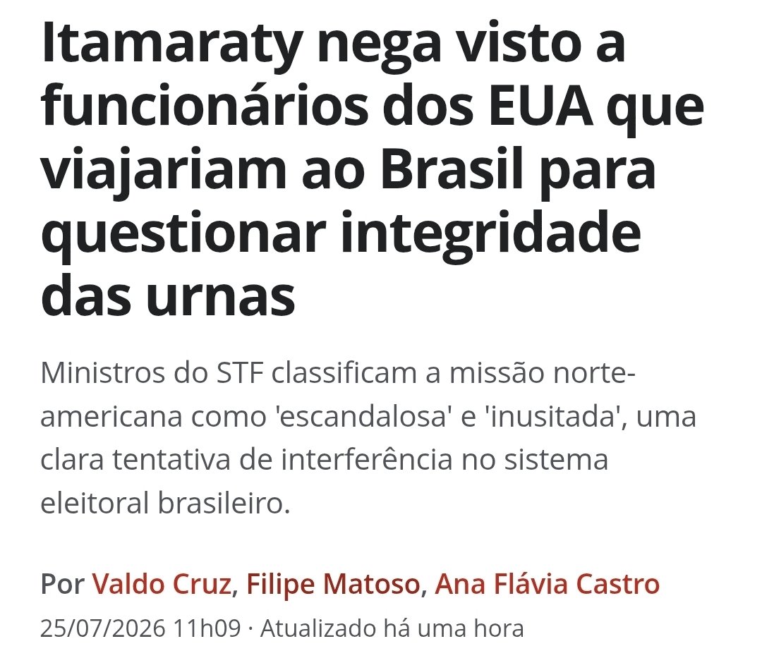 Terra__Brasilis's tweet photo. 23h49 : Lula disse que Marco Rubio pode vir auditar as eleições que wle não tem medo

00h00: o Governo Lula... https://t.co/J6JUwY6rPE