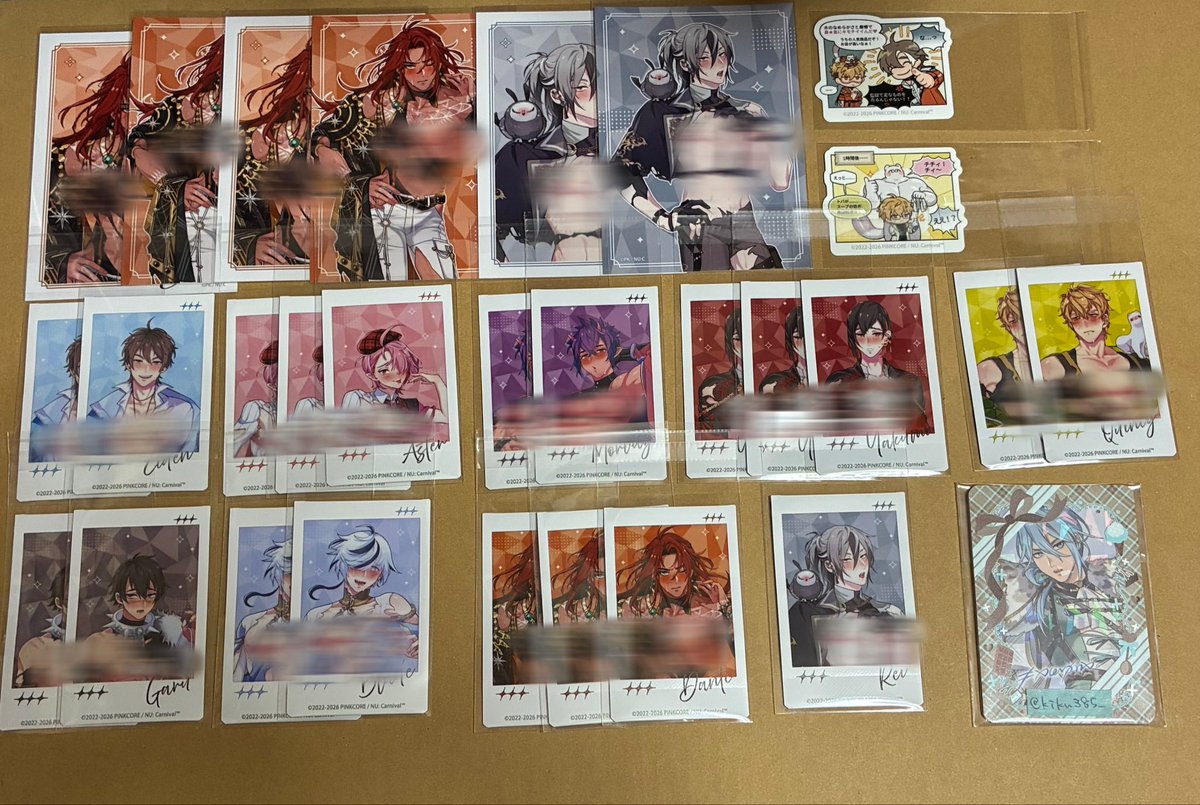 kiku385_'s tweet photo. 【交換／譲渡】NU:カーニバル ぬカニ AMNIBUS POP UP SHOP 海賊ポプショ
アクスタ イラストカード チェキプリント ブロマイド コマステッカー

譲
*エイト,エスター,モルフィス,八雲,*オリビン,*ケシー,*玖夜,ガル,ブレイド,エンテン,*レイ

求
定価+送料
同種（アクスタ以外） >>> 異種エドモンド

→ https://t.co/aErriM6Ofl