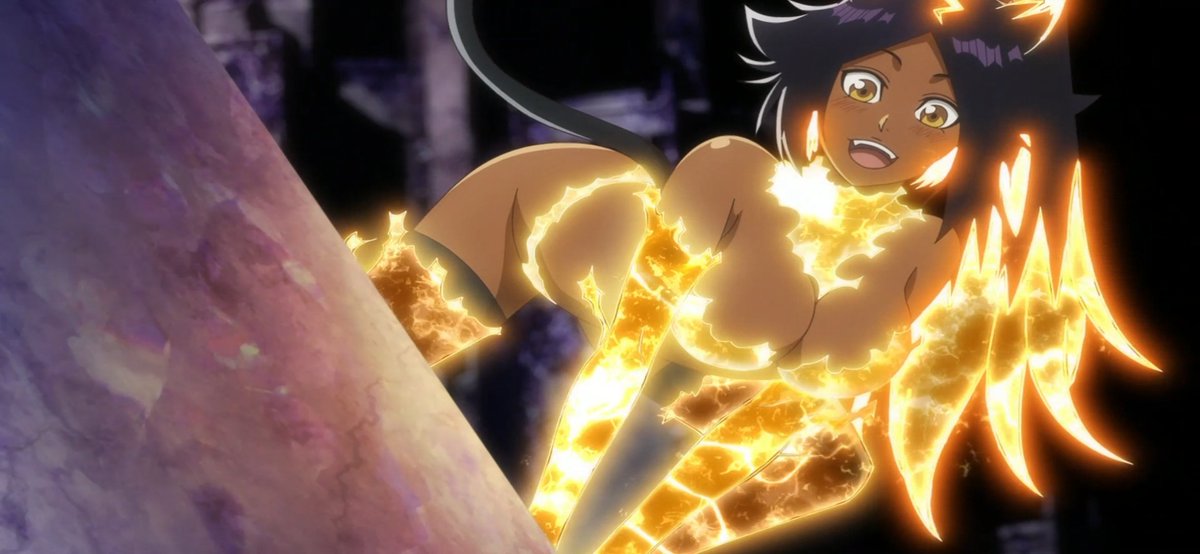 TheSkimaskG_'s tweet photo. Yoruichi Is truly the baddest lady in bleach! The cat form was so good and there's so much more to come with this anime! Bleach is back!
Bleach: Thousand Year Blood War The Calamity 1x01 https://t.co/K9plNzBTp9