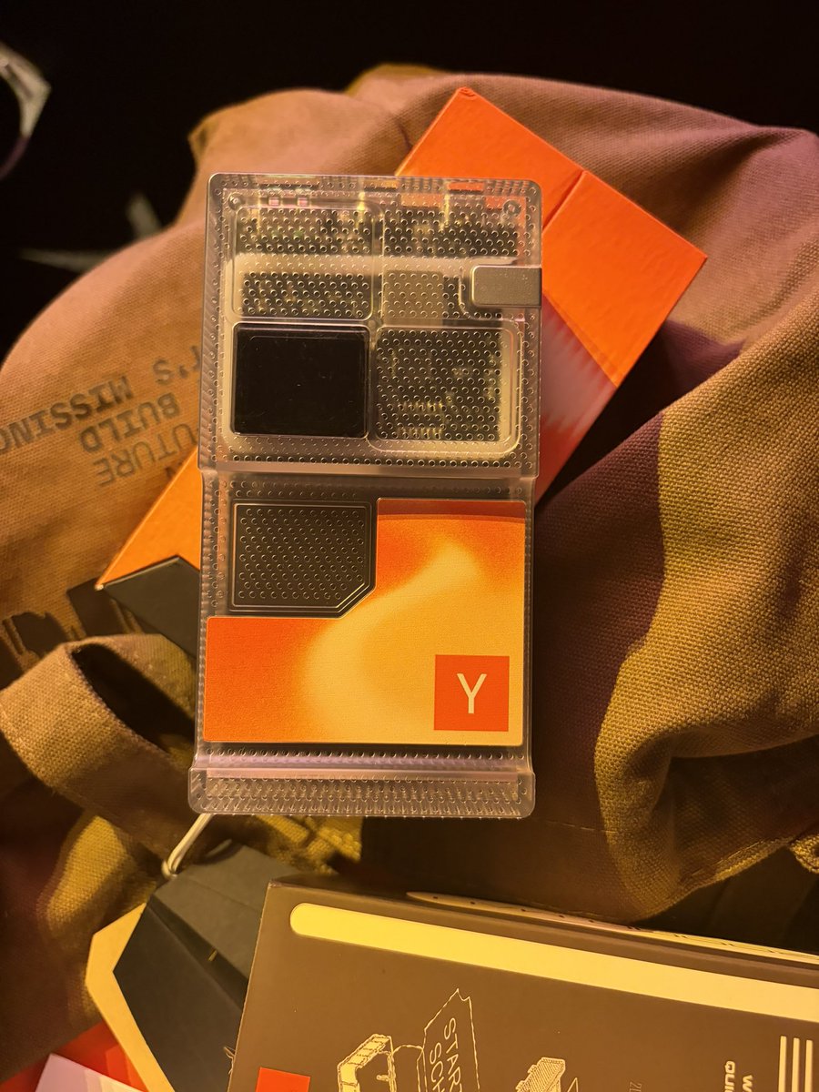 rcyaon's tweet photo. yc sus merch is actually so cool i’m geeking out https://t.co/QmSTXA6rK9