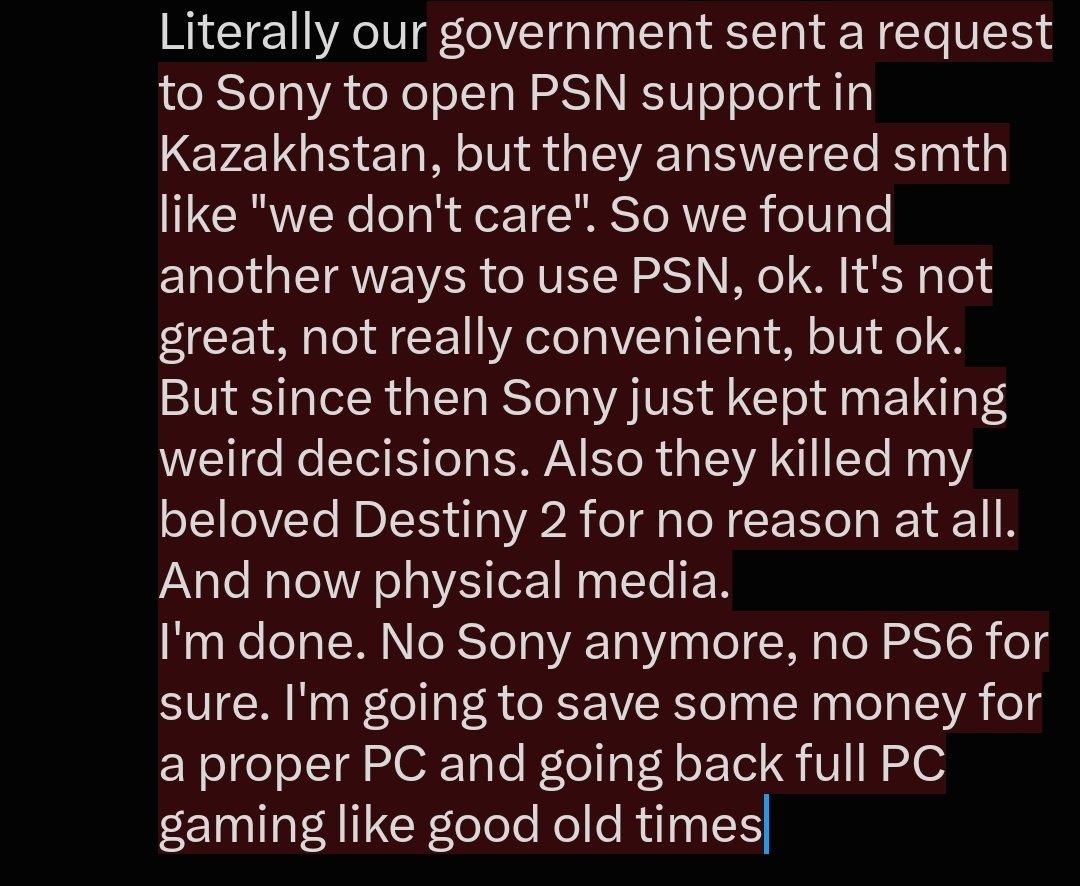 Hell_Knight3's tweet photo. @RinoTheBouncer U know, for me first unpleasant move from Sony was when they ceased russian's PSN (I'm from Kazakhstan in case of) and all the post-soviet countries (except Ukraine) lost easy access to PSN. But ok, I understand that. The problem - they didn't give any alternatives. https://t.co/V5sZSXHN5u