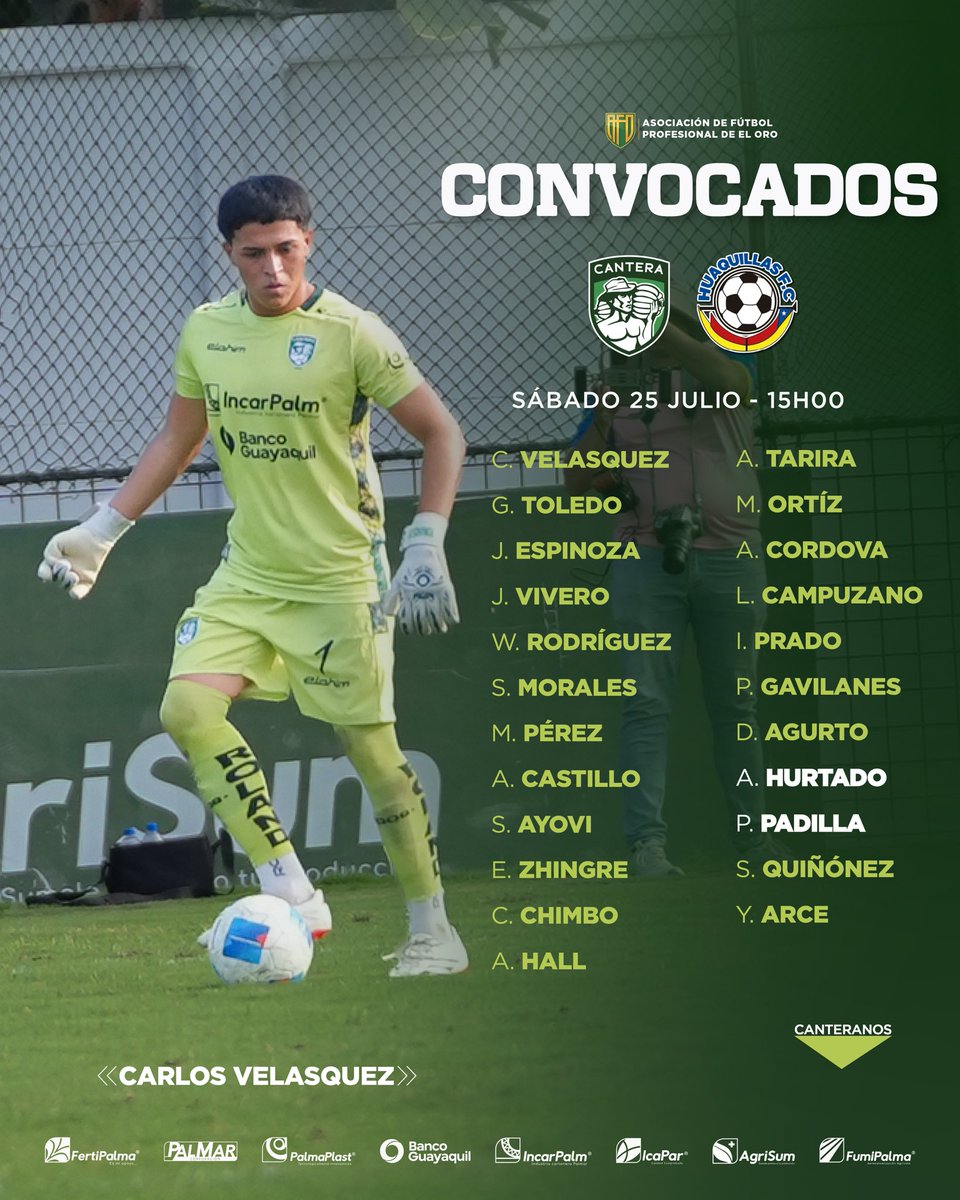 CanteraOrense's tweet photo. ¡Convocados! 📋✅
Nuestro citados de hoy.
¡Vamos equipo! 💚🙌
#CanteraOrense #Convocados #AFO https://t.co/hVr7w8hrks