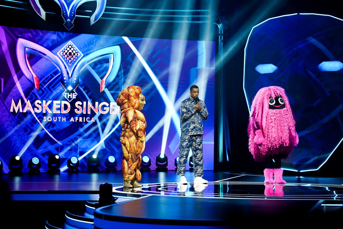 MphoPopps's tweet photo. showtime! Tune in to The Masked Singer on SABC 2 and see if you can guess who’s behind the mask! 👀🎤🔥 Don’t miss it! 📺
📸: @BlaQ_Smith
#TheMaskedSinger #SABC2 #MaskedSingerSA https://t.co/t2UqT5z30M