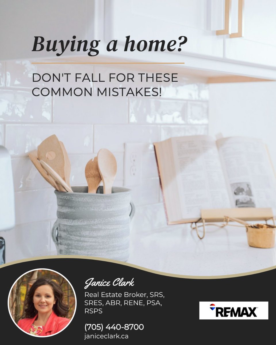 I_do_RealEstate's tweet photo. These are some of the most common mistakes buyers make:

🚫 Starting without a pre-approval
🚫 Underestimating hidden costs
🚫 Getting emotionally attached
🚫 Overlooking long-term needs
🚫 Skipping the inspection

Ready to feel confident in your next move? Reach out! https://t.co/WC1VLbTO4L
