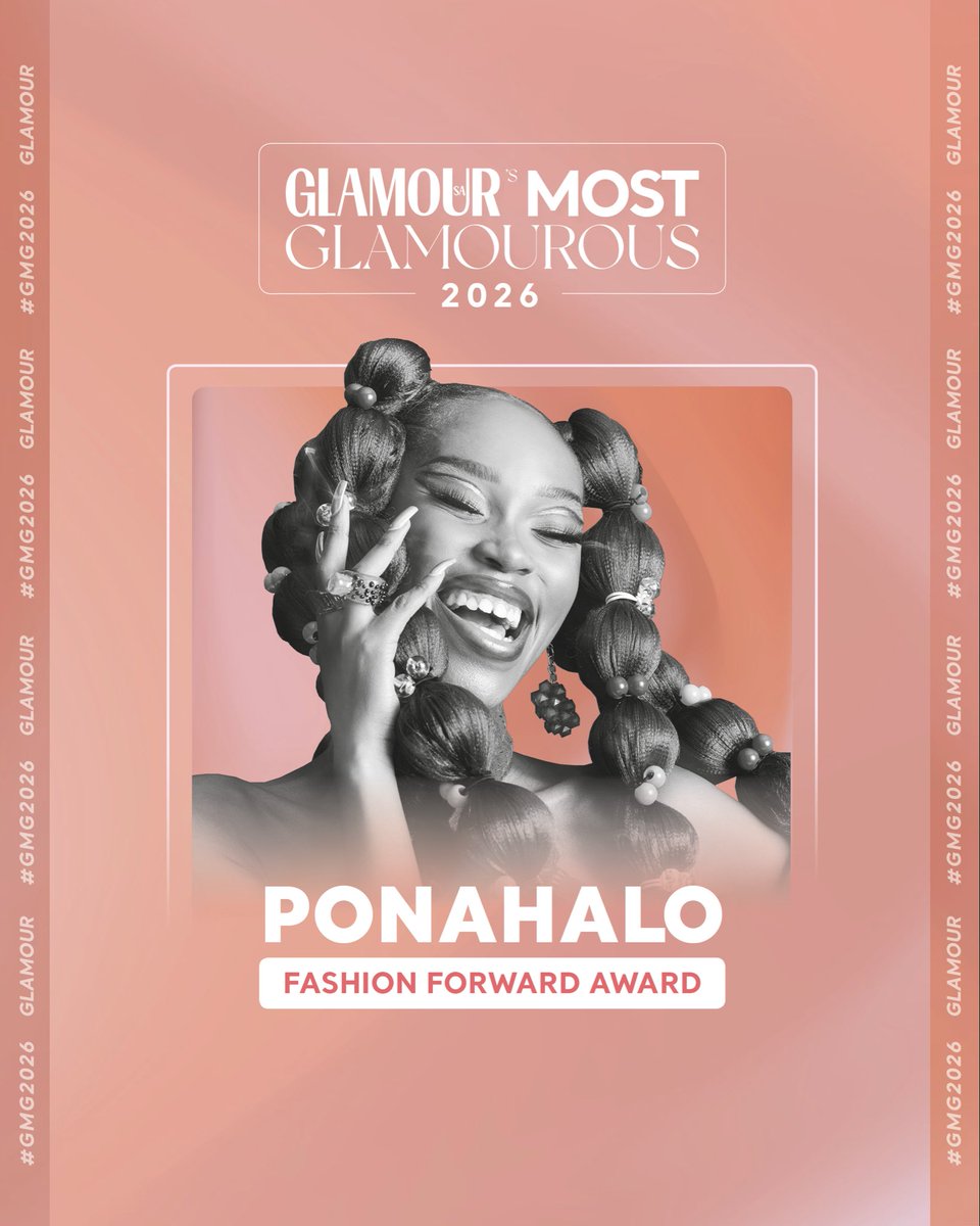 GLAMOUR_sa's tweet photo. Introducing our Fashion Forward Award winner Ponahalo ✨

Ponahalo is recognised for her fearless approach to fashion and her ability to consistently push creative boundaries. 

The Fashion Forward Award celebrates Ponahalo’s ability to lead trends rather than follow them. https://t.co/nlZ5btZh7y