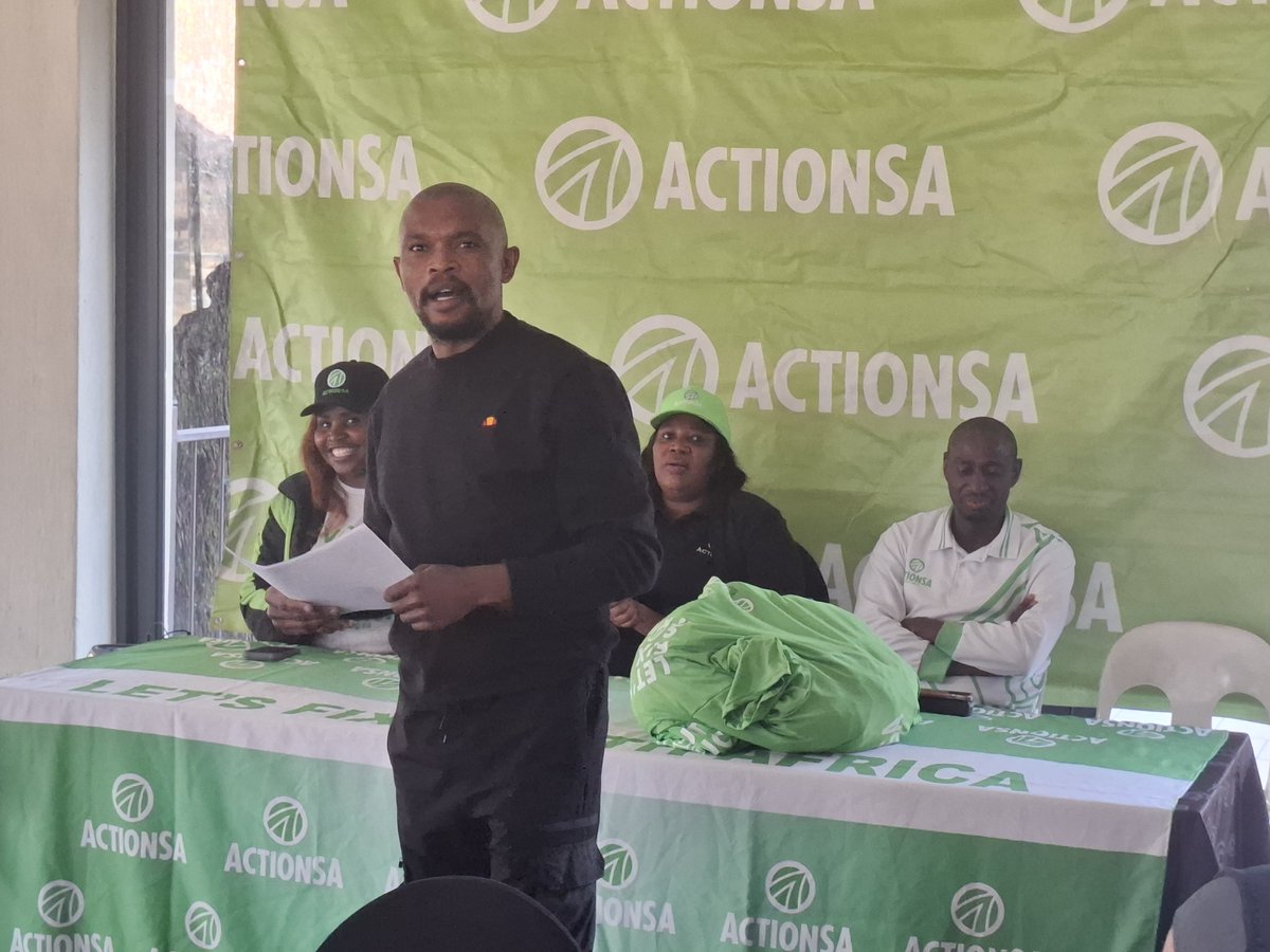 TshwaneActionsa's tweet photo. 💚 KHUPHUKA ACTIONSA 💚 
With the elevation and election of Leader Prajay Ramjee, as the Branch Chairperson of Ward 61, it therefore means the vehicle is moving to new enchanted territory of a commitment to ethical leadership, service delivery and clean governance through ActionSA.

We are a party committed to building a united, non-racial, non-sexist and prosperous democratic SA. 

A South Africa we will cherish and protect for the beneficiaries of it to be proud of our selfless contribution.

Wishing Leader Prajay all the best in achieving his vision for a better Ward 61.

#DrNasiphiMoyaForMayor #5MOREYEARS #fivemoreyears #ClockIt4DrNasiphiMoya