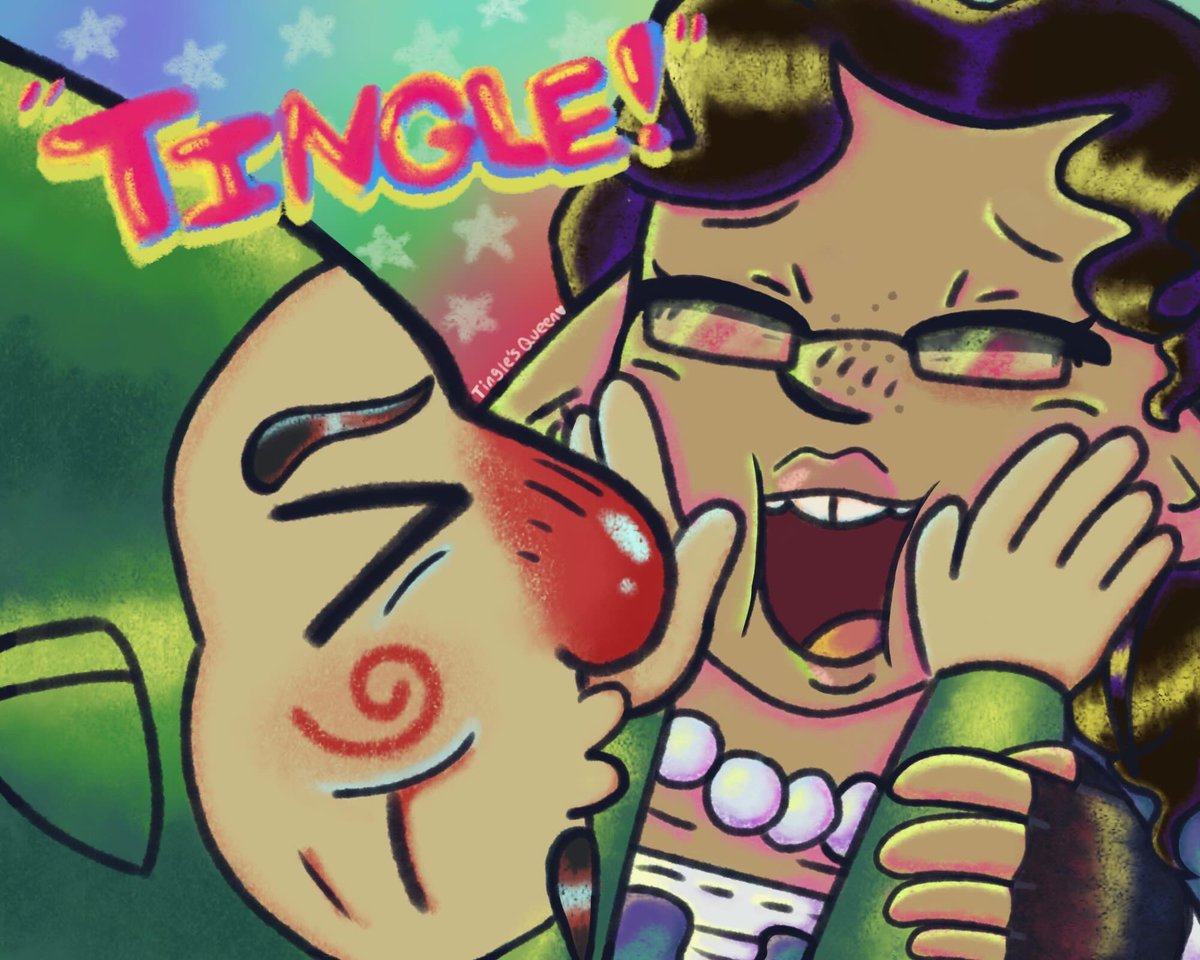 tinglesqueen's tweet photo. me and tingle tingle and me :3 https://t.co/1vHDqkoBMR