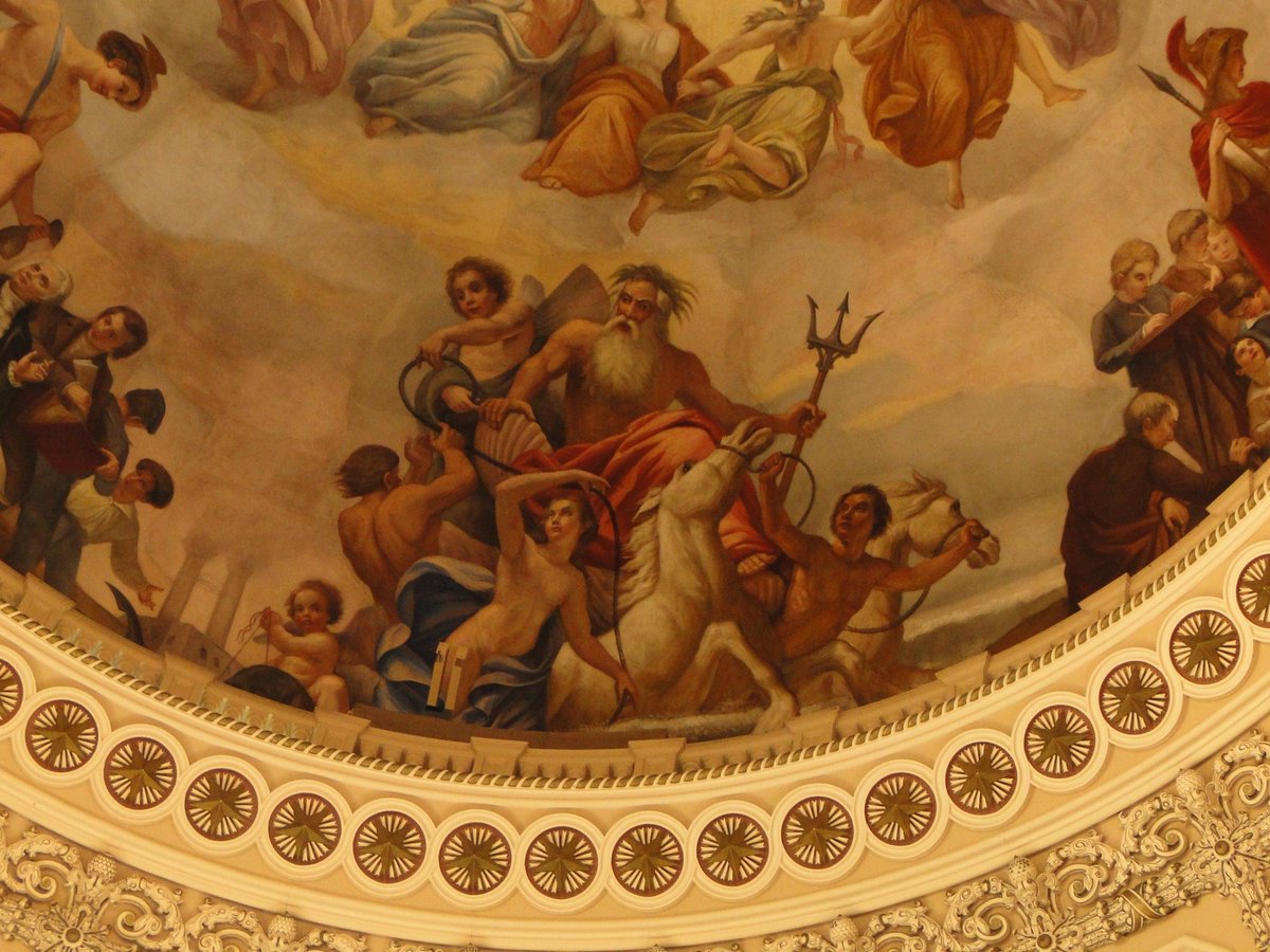 MarkWerling5's tweet photo. Wagner follows Hans Christian Andersen in giving his mermaids a father. They simply call him "Vater."
This is Neptune at the U.S. Capitol. #Mythology https://t.co/83yoPWCUig