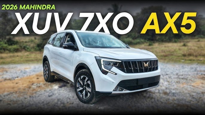 __parthxp's tweet photo. Who should buy the Mahindra XUV 7XO AX5? 👇
Under 20 lakh 
✅ Want a spacious family SUV
✅ Need strong road presence
✅ Want powerful performance
✅ Need a feature-loaded cabin
✅ Want a proper 7-seater for family trips

The AX5 is for buyers who want the feel of a premium SUV without going all the way to the top variant.

Would you choose the XUV 7XO AX5? 🚙🔥

#Mahindra #XUV7XO #SUV #Cars