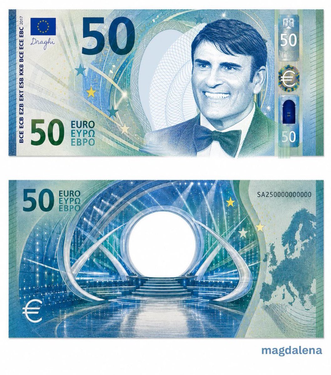 mpignatiello's tweet photo. La Banconota da 50 Sal l'avreste votata tutti, che peccato non averla fatta. #banconote #bce https://t.co/rRCclEDfZt
