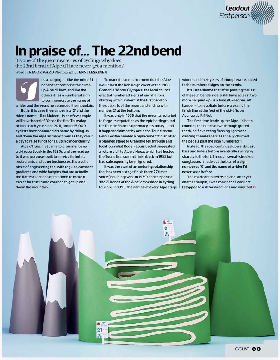 willwrite4cake's tweet photo. The story behind the Alpe d’Huez’s 22nd bend that no-one talks about.. https://t.co/bHfQIB0s6m