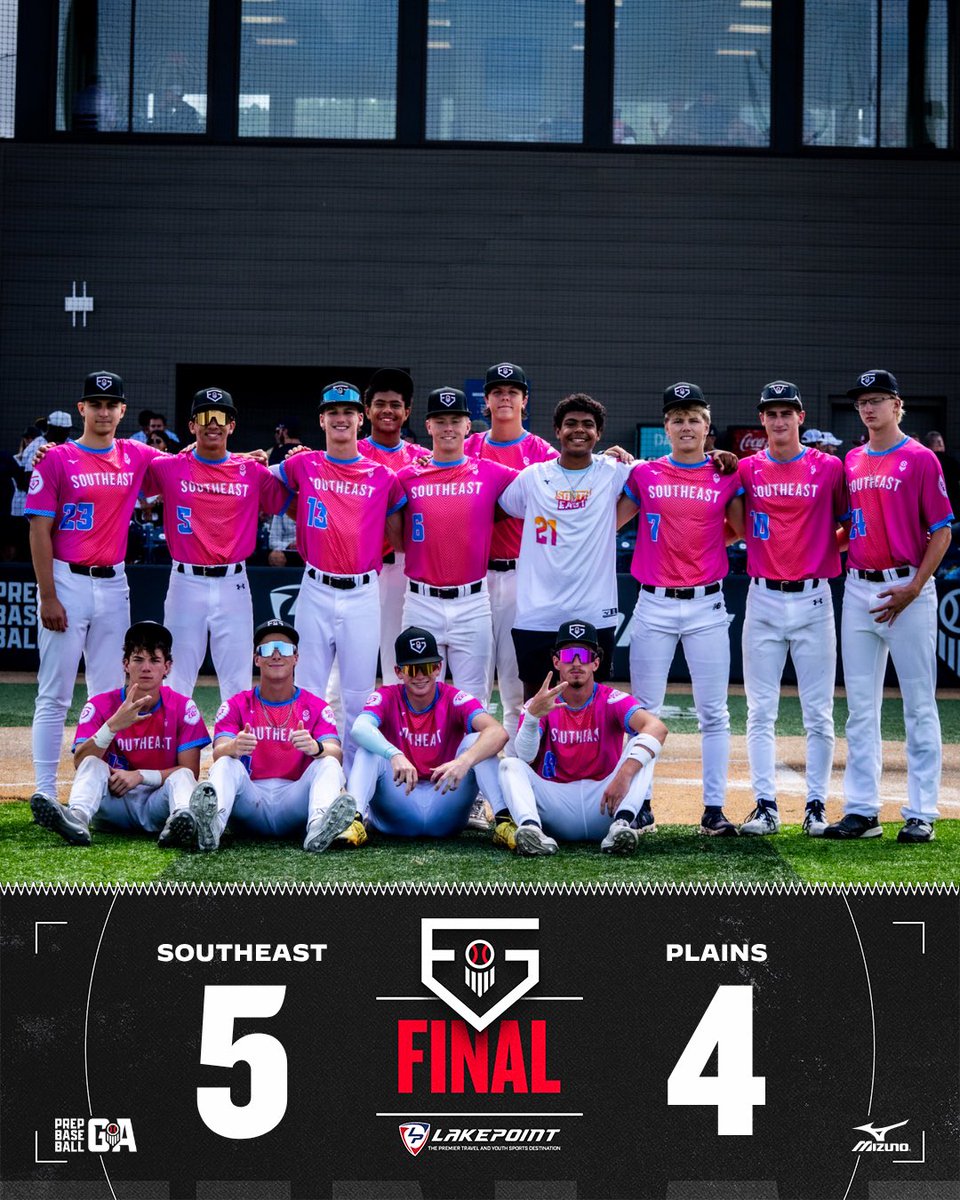 PrepBaseballGA's tweet photo. #TeamSoutheast closes out #PBFG26 with a W 

2028 UTL Jax Foust goes 2 for 2
2028 OF Grant Chaffin had a 2B
2028 SS Devon McLoughlin had a RBI 1B

Thanks to the players and parents for another Future Games down with the Southeast guys. ‼️ https://t.co/LskmlLiqeq