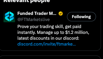 NftFan38204's tweet photo. @FTMarketslive Congratulations @FTMarketslive
#FTMPayoutSpeeds #FTMSpeeds #FTM #FundedTraderMarkets https://t.co/17GMly34u2