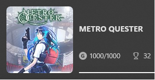 SGGG893's tweet photo. Metro Quester
実績コンプ
食料要素等のあるDRPG
リソース管理の厳しそうな雰囲気してるけどそんなことはない
基本的にはかなりヌルい
戦闘難易度も地道にLV上げやってれば大丈夫だけどヘイトと行動順の管理に慣れてないとちょっとキツいかも？ https://t.co/I1kmmNcSmP