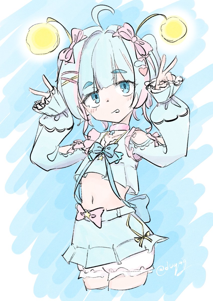 duqag's tweet photo. Peace ✌️

#jellyillust https://t.co/EIjjQsPASf