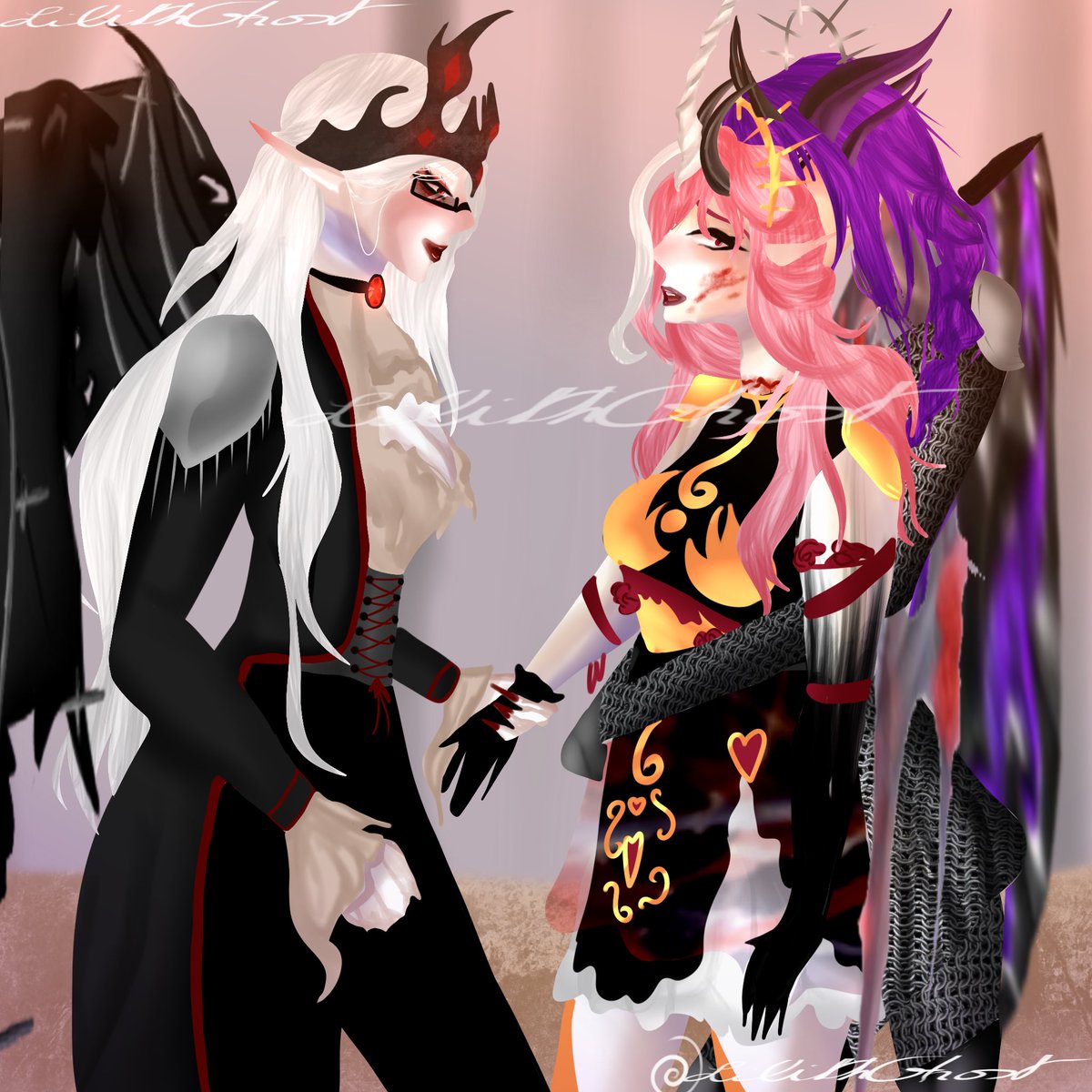 ChinaGhoste's tweet photo. Akantha x Lilith x Kathrine https://t.co/3RRttuyJVN