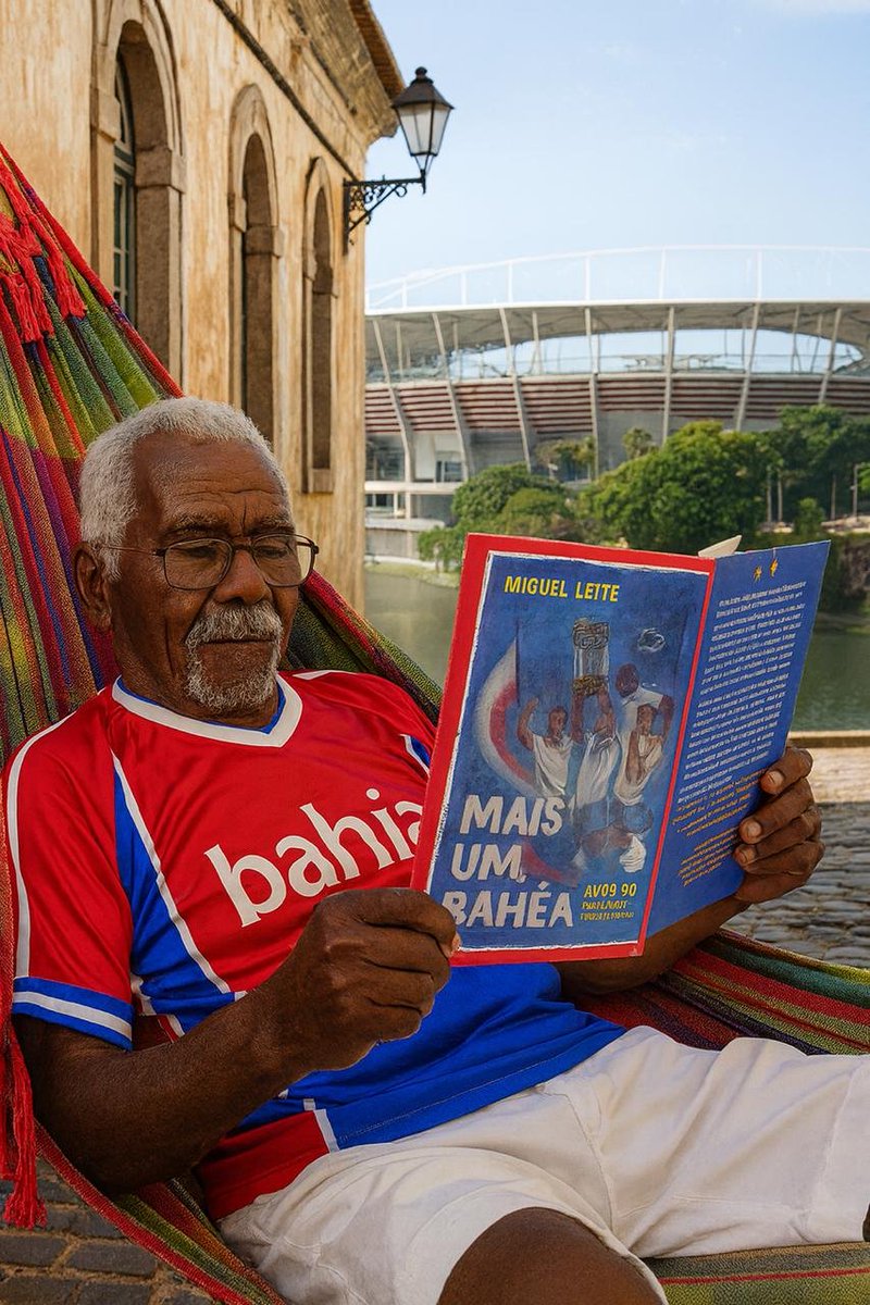 sobaheablogspot's tweet photo. Presentei seu coroa com um exemplar de Mais um Bahêa: anos 80, uma década de conquistas. Revivam e se emocionem juntos com as conquistas e as histórias dos grandes craques que honraram o manto tricolor.

Adquira direto com o autor pelo e-mail miguelcbl31@gmail.com https://t.co/FjSRJVfrla