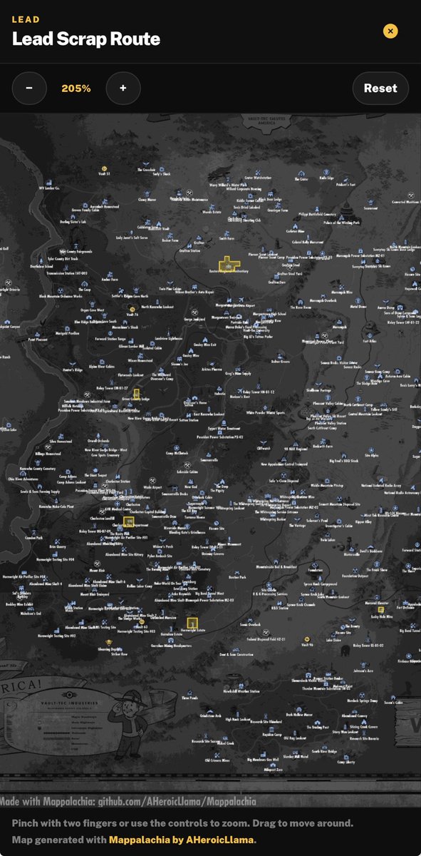 dwalton_29's tweet photo. Need to farm more resources in #Fallout76? Trader29 now has dedicated guides with interactive maps, and the collection will continue to grow over time.

We also have player submitted build guides and guides for events/missions. 

https://t.co/iKqXAjyAh3 https://t.co/3Y6Xg6hqfZ