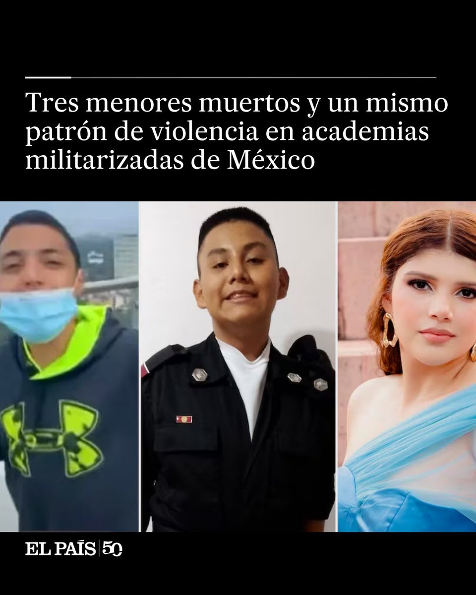 elpaismexico's tweet photo. La madre de un niño que murió el año pasado en una escuela castrense denuncia que los centros bajo ese modelo ejercen prácticas de tortura y que se protegen entre directivos

🖋️ @veramgarrido
🔗 https://t.co/mayz0dwaJr https://t.co/pqqOvfG934