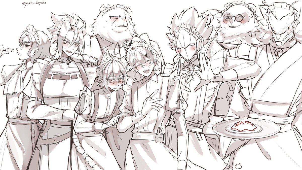 yasiro_hayate's tweet photo. 全員メイド服を着ろ!!! https://t.co/V8pW8XDsT2