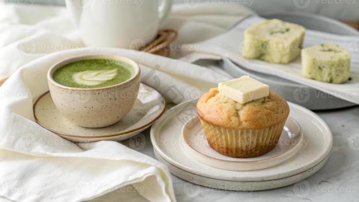 LuisMapalomkbp's tweet photo. Just caught the golden hour glow on my homemade matcha latte and buttery shortbread—small wins that taste like pure joy ， https://t.co/lOHoQBx3PG
