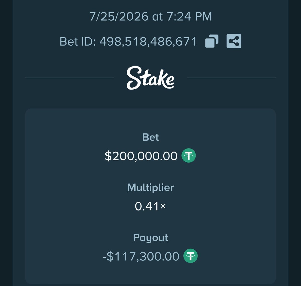 PrimeEmpireDXB's tweet photo. Not only wins. Gambling can be a harsh reality, and sometimes big wins turn into big losses. This $200K buy-in is a stark reminder to gamble responsibly. Don't gamble, guys! I'm adding 20 extra winners to the previous #giveaway on this post! 💸🎲 #Stake #crypto #GiveawayAlert https://t.co/fjpC02lQHN