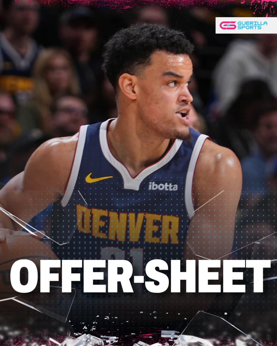 guerillasports's tweet photo. BREAKING NEWS:

Spencer Jones has signed a two-year, 12 million dollar offer-sheet with the Oklahoma City Thunder that is fully guaranteed. The Nuggets have 48 hours to decide to match the deal or let Jones go.

#milehighbasketball https://t.co/Xp3cCaQM80