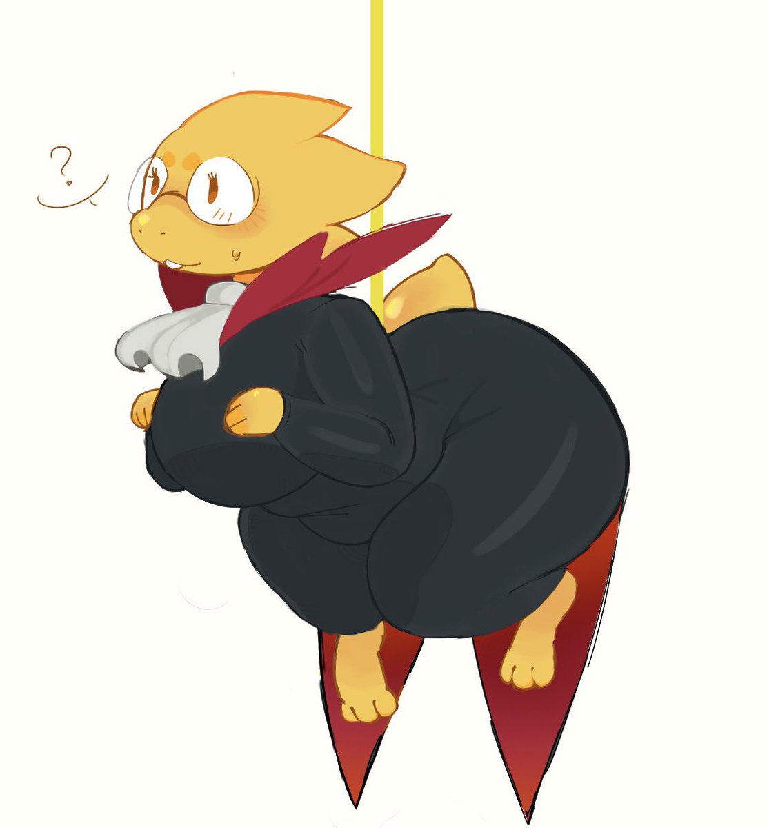 yuzpup's tweet photo. #deltarunechapter5ㅤ silly alphys! https://t.co/ELeXZwmOv0