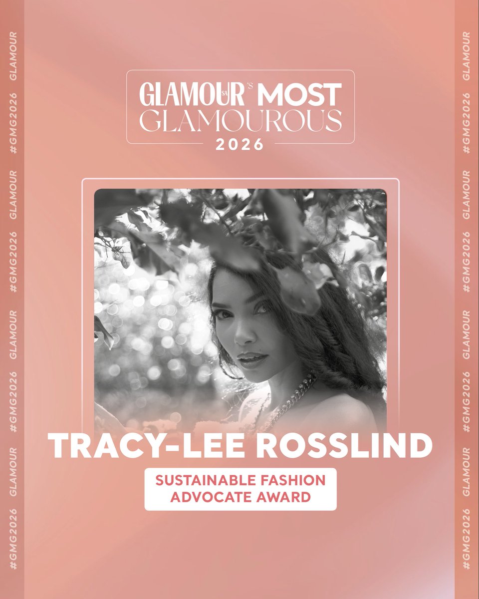 GLAMOUR_sa's tweet photo. Introducing our Sustainable Fashion Advocate Award winner, Tracy-Lee Rosslind ✨

Tracy-Lee Rosslind is recognised for championing a more conscious approach to fashion. This award celebrates her commitment to promoting a more responsible and stylish future. https://t.co/Xc9QTyfwFs