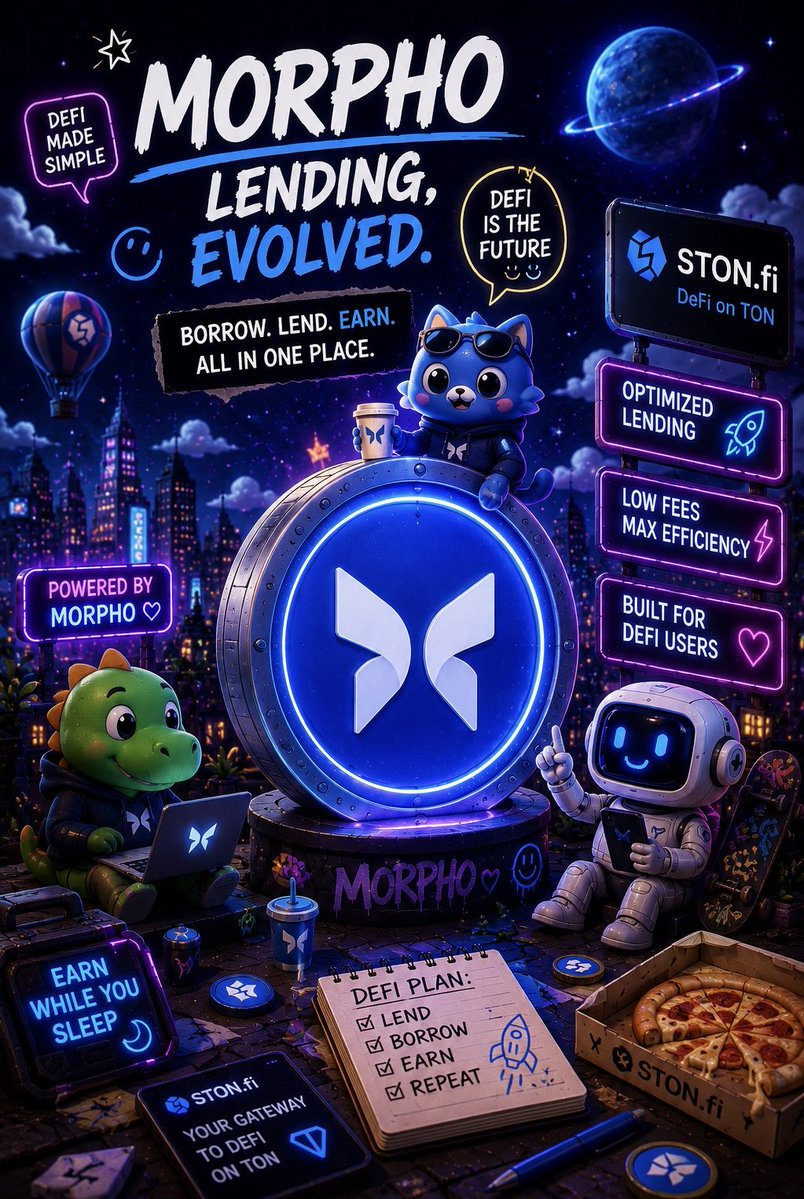 margocrrr's tweet photo. $MORPHO is changing how lending works in DeFi.

Instead of adding complexity, it focuses on making borrowing and lending more efficient.

Simple ideas can have the biggest impact.

Explore DeFi opportunities on https://t.co/IJ14V9vZDT.

#MORPHO #DeFi #TON https://t.co/GTnp3fYpMk