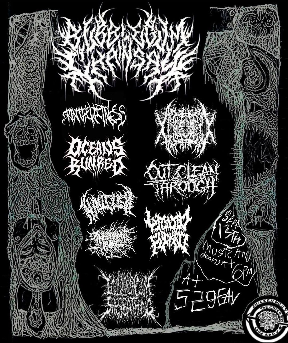 real_bubblepop's tweet photo. Terminus fest

9/13
at 528 eav
529 Flat Shoals Ave SE, Atlanta, GA 30316

Cut Clean Through
Liquid Fucked
In Bloody Cum Shes Bathing
Infernal Rage
Stabbed To Submission 
Oceans Run Red
Hailglen
Skin The Witness
Bubblegum Chainsaw 

At doors and music at 6pm https://t.co/frQaBcqajx