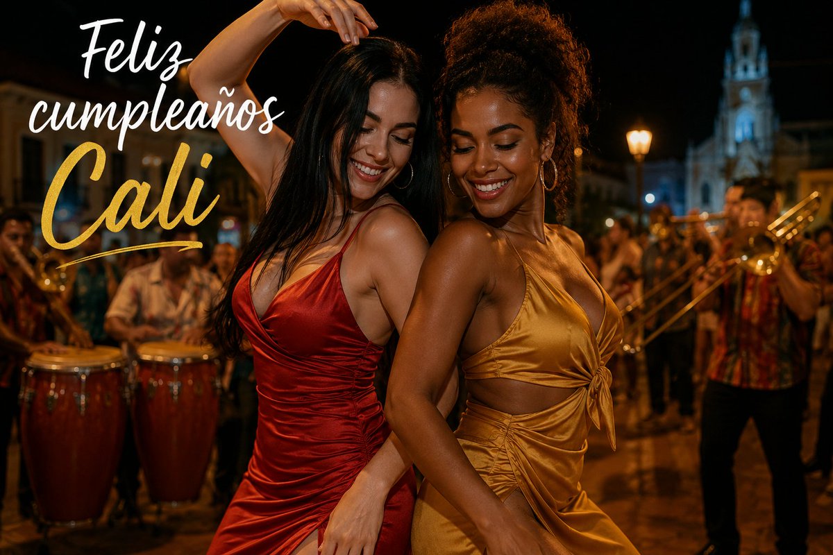 Martha_LaNana's tweet photo. "Sí huele a caña, tabaco y brea
Usted está en Cali, ¡ay mire, vea!

Si las mujeres son, lindas y hermosas
Aquí no hay fea, para que vea
Mi Cali se está adornando
Para su fiesta más popular
Con caña, dulce el melao

Hierbe en la paila hasta amanecer
Habrá corrida de toros, y por la noche fiesta y rumba (¿seguro, Ray?)
En Cali mirá, se sabe gozar
Pero que en Cali mirá, se sabe gozar
De día su sol ardiente, hace que mi Cali se caliente

De noche sus callecitas
Con farolitos se ven bonitas
Afinen bien las orquestas
Que este año si vamo' a reventar
La rumba empezó en la sexta
Y vamo' a Juanchito es a rematar
Con salsa de aquí, con mucho mani
Con salsa de aquí (¡oye Ray!), con mucho mani

Oiga, mire, vea
Véngase a Cali para que vea
Oiga, mire, vea
Goce la feria para que vea
Si usted va llegando, váyase entonando
Que de baile en baile, se va acomodando
De día en la plaza, corrida de toros
De noche casetas sin hembras, ni modo

Oiga, mire, vea
Busque la feria para que vea
Si va usted Juanchito, la pasa bonito
Si va al barrio obrero, se vuelve rumbero
Si se me acalora, no mire la hora
Tómese un raspa'o y cuento acaba'o

Oiga, mire, vea
Véngase a Cali para que vea
Aquí no hay problema, aquí no hay pelea
Mi gente de Cali, disfruta y rumbea
Pida una botella, pida una caneca
Que en mi Cali bella, la gente respeta..."

¡Feliz cumpleaños mi amada!