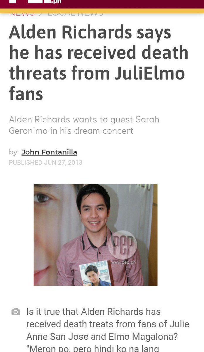 yearnerjao's tweet photo. Oh? Napunta ka sa 2015? E pano ung pinagdaanan ni alden nung 2013 sa julielmo fans? Gagang isay nag comment pero walang alam hahaha.  Dinamay pa nla nanay ni alden tuwang tuwa sila na namatay yun🥴 https://t.co/KYyeYQsBP7
