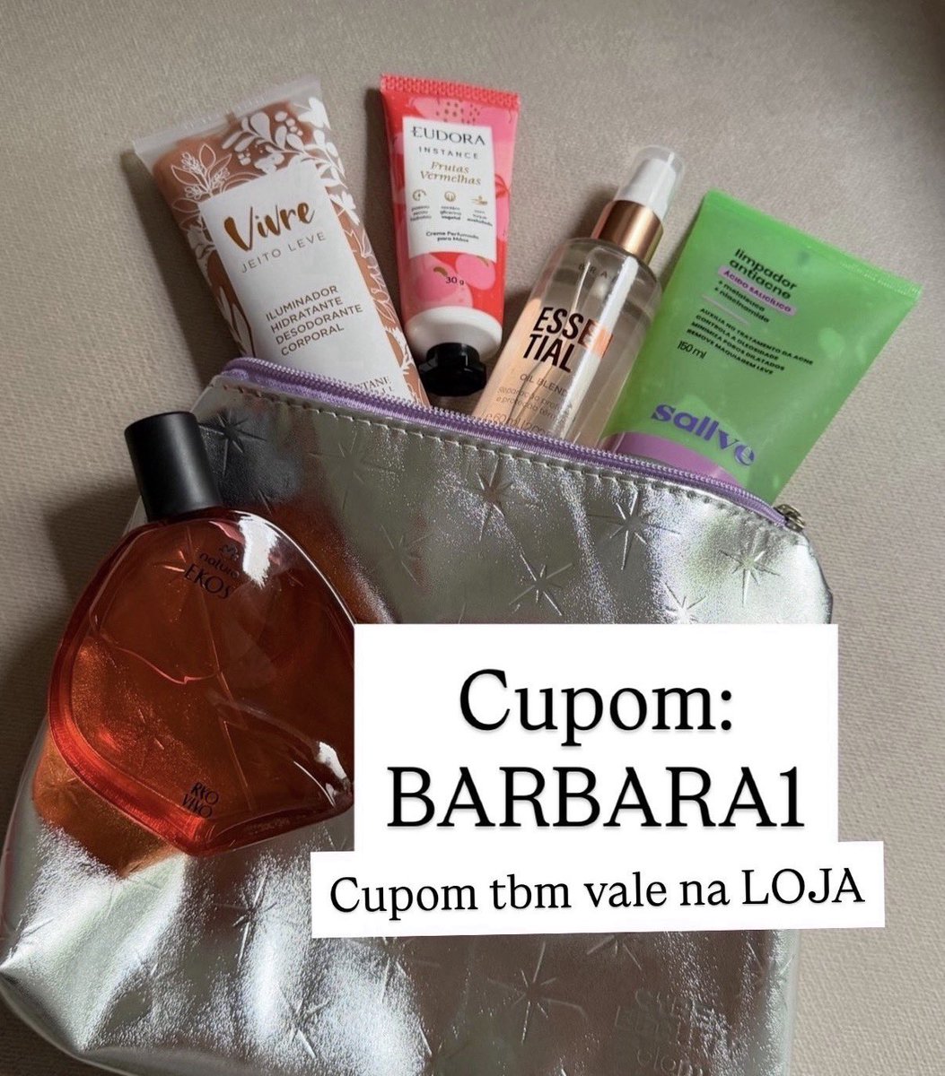 bapirani's tweet photo. 🩷Cupom glam 2026: BARBARA1 ✅
Use o cupom: BARBARA1 para descontos na glambox, glambag, glamcombo e Loja glam!
Válido para assinaturas, renovações e Loja. ✨🛍️
Código ativo e verificado para o ano todo
🔗 https://t.co/qIA05tx0Ei
#glambox #cupomglam #cupomglambox https://t.co/kBMxScse4D