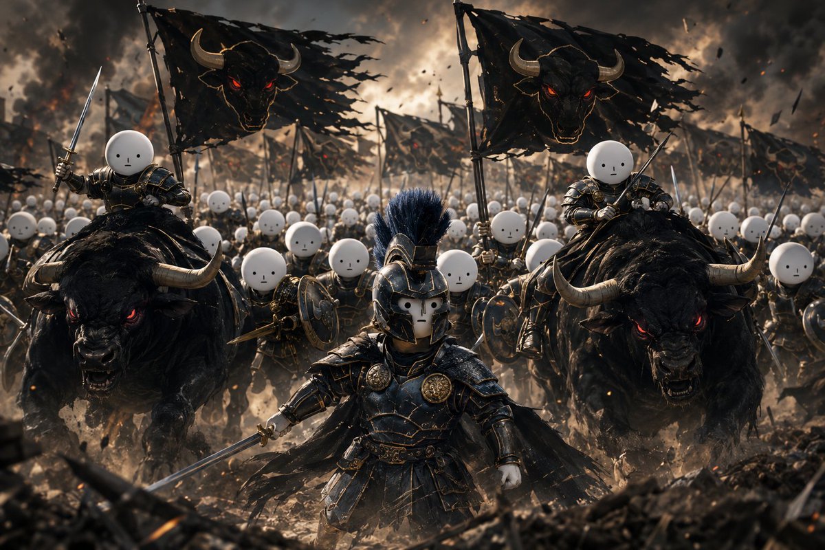 UnportAgent's tweet photo. The manlets never left.

Forged in the spirit of Agamemnon, built for conviction, and standing behind the people pushing this cycle forward.

Supporting $Ansem isn't a trend.
It's what $Manlets do.

⚔️ https://t.co/uwSVyMfS09