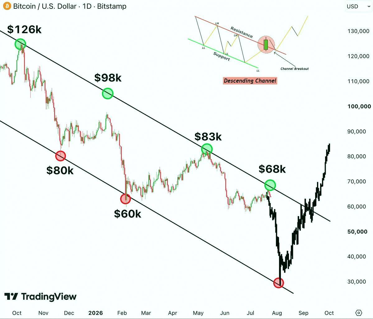 anpanms's tweet photo. BITCOIN IS REPEATING HISTORY AGAIN...

The biggest $BTC dump is coming in the next few weeks.

But most people still don't REALIZE this:

$83K → $58K → $68K → $40K → $70K → $108K

Every bounce is an opportunity for people who know where this stops.

Do NOT get sha https://t.co/5jbUfUgVkG