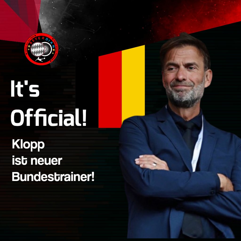 beyerdian's tweet photo. Klopp Mode Activated!
@DFB_Team https://t.co/ItseTp9NkV