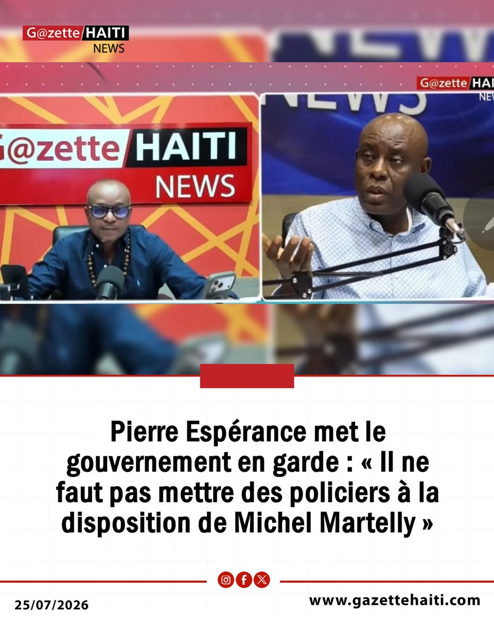 Gazette Haiti tweet media