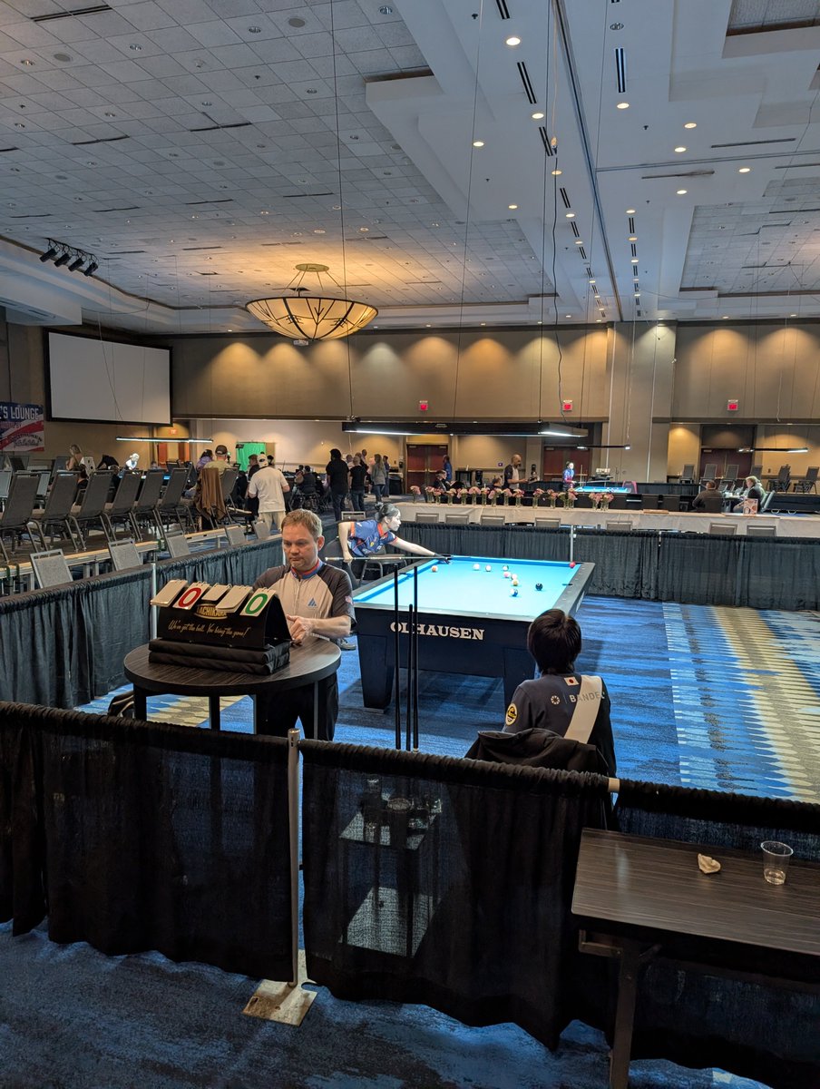 billiards89's tweet photo. あと２０分ぐらいで試合開始です。 https://t.co/FH6tPGFPt7