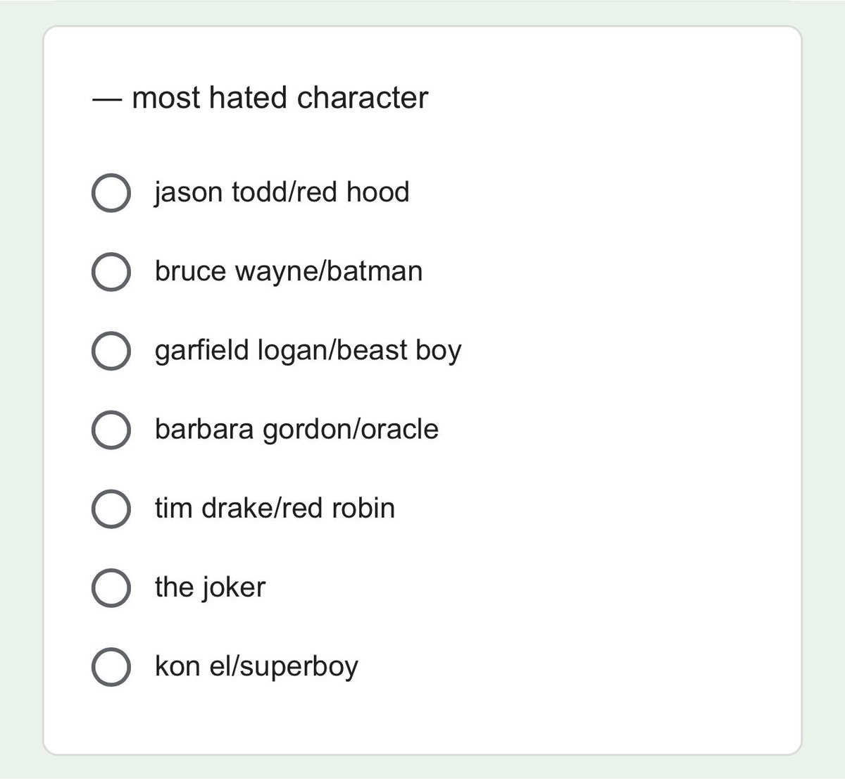 KONCYCLOPEDIA's tweet photo. all these angels up against garfield logan 😭😭😭😭 https://t.co/VO244SW0ko