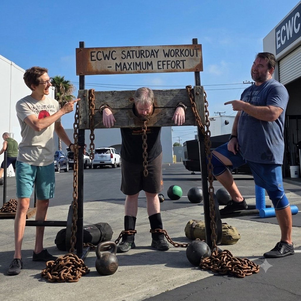 LanceBlizzGamer's tweet photo. Saturday workouts bring out the best of punishment. #ECWC #WorkWork https://t.co/vBmLvUARos