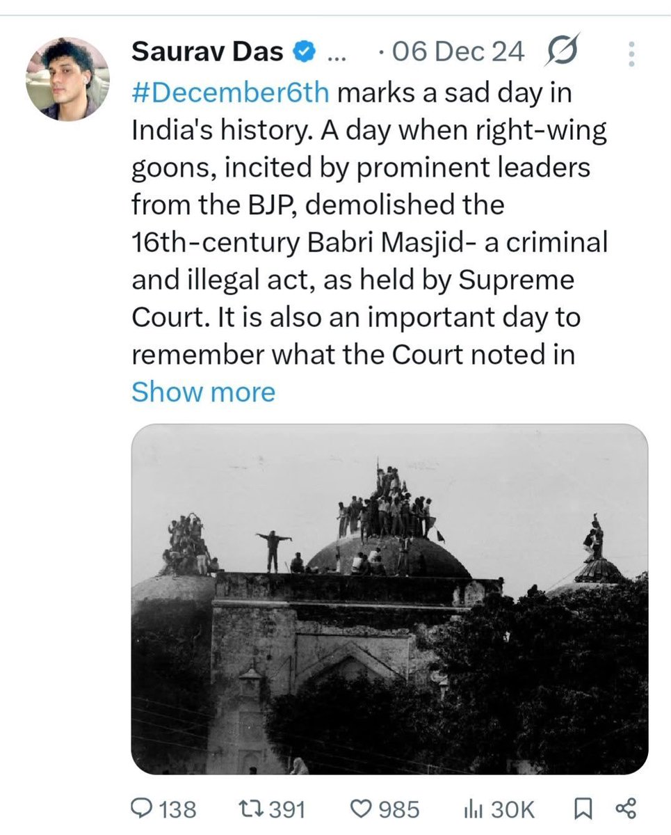 HereWillis's tweet photo. @vikramchandra Creatures like Saurav Das don't represent GenZ.
He is a vile pos who needs to crawl back to the hole he came from.
BJP can eat sh*t for legitimising the likes of him. https://t.co/joWaSR54go
