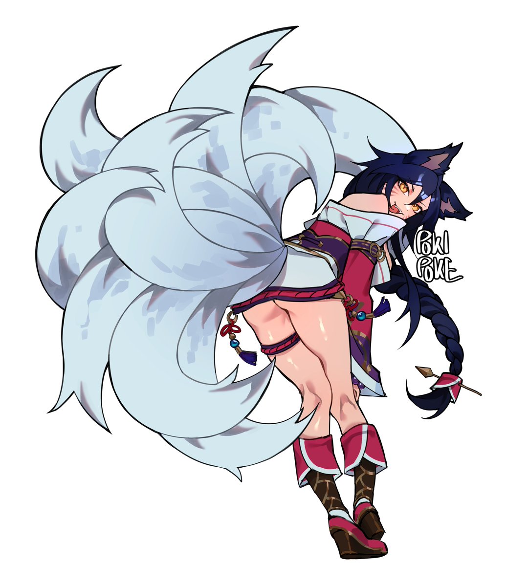p0kip0ke's tweet photo. f*cking Ahri 🦊 from f*cking league of f*cking legends

#leagueoflegendfanart https://t.co/AUoLNHoUr8