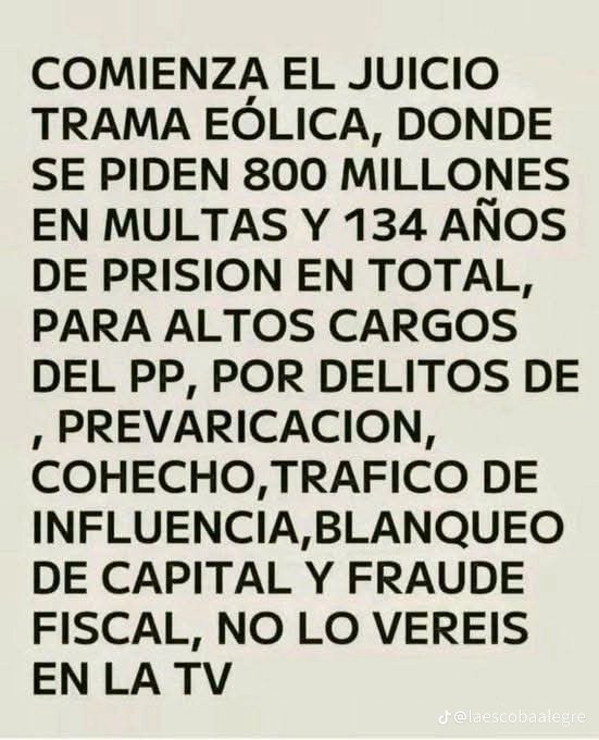 sanba1's tweet photo. #Manises #LaUME #IFSierraOeste #Ayuso #MalasLenguas #LeydeNietos #Quequé #Fonsi #Peinado #HungarianGP #TourRTVE25j
TRAMA EÓLICA https://t.co/takiaHDwSV