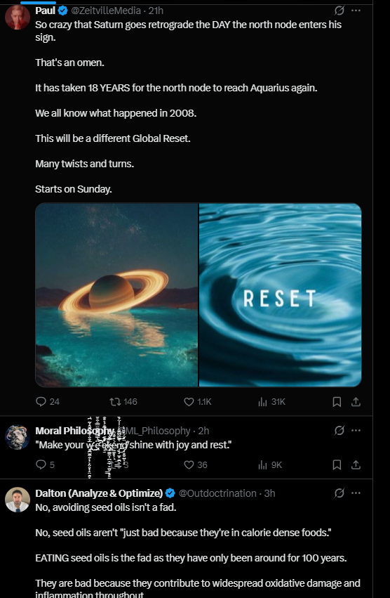 CriticalThinkEQ's tweet photo. @ML_Philosophy Your post is showing some sort of code in my feed directly after a post about Sunday. I will take your advice and make my weekend shine. The matrix is glitching? https://t.co/2zLWTI1Xn1