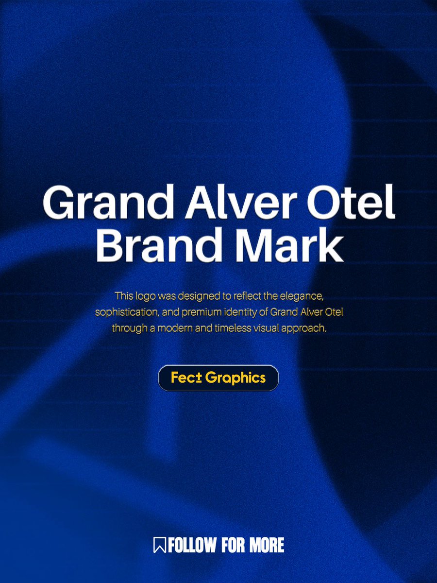 FectGraphics's tweet photo. Grand Alver Otel için hazırlanan logo sunumu.
Grand Alver Otel ile çalışmış olmaktan gurur duyuyoruz.
#FectGraphics #GraphicDesign https://t.co/147cA4rg4h
