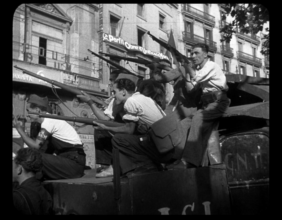 PacoSanz70's tweet photo. La Universidad de California conserva (entre otras cosas) documentales sobre la Guerra Civil en España emitidos en salas de cine de EEUU durante aquellos años. Imágenes de muy buena calidad.

Enlace al buscador https://t.co/dtCrObIyQp https://t.co/1xbdM9tvrW