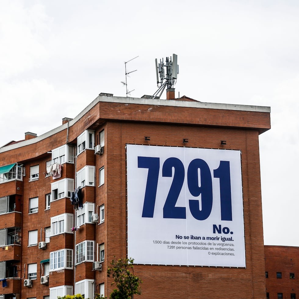 CTuria's tweet photo. ▶️Ayuso y el PP ya saben lo que es gestionar una catástrofe sanitaria en este caso. El resultado: 7291 ancianos muertos sin atender en residencias. https://t.co/ogIyMfUzmR